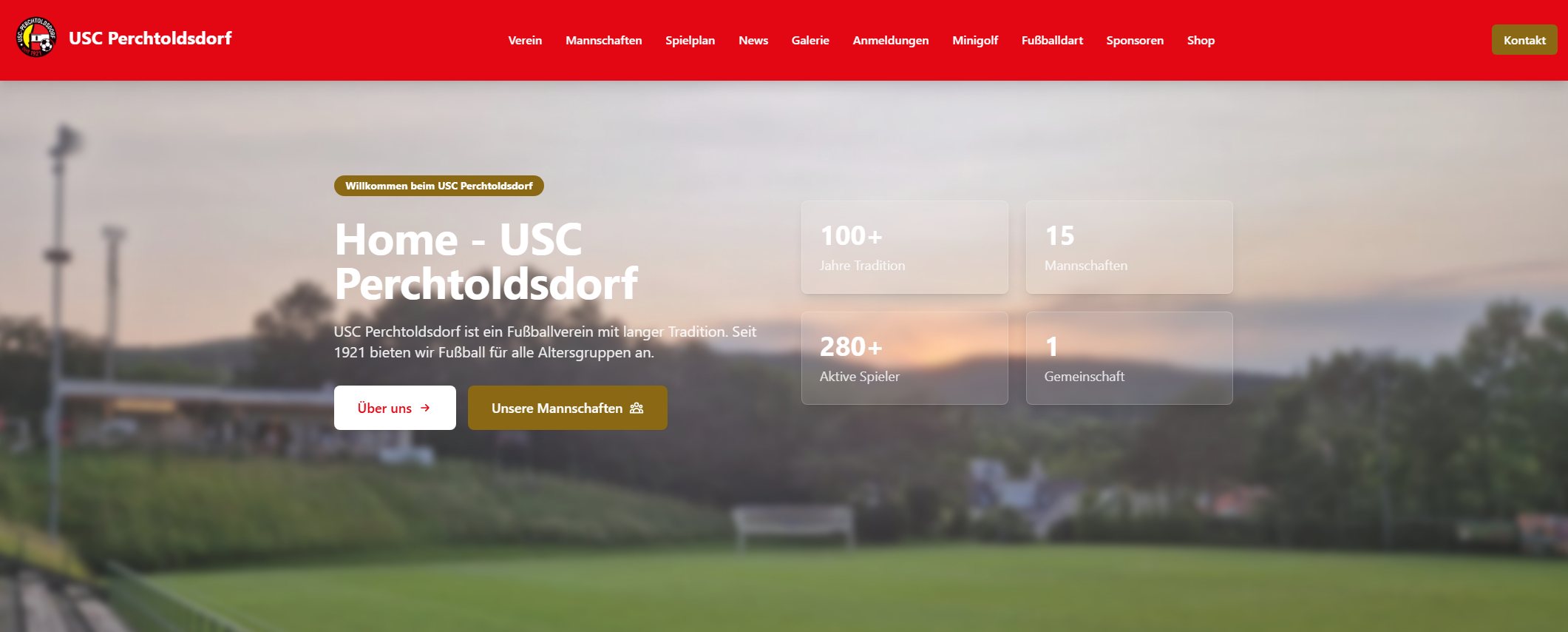 USC Perchtoldsdorf Webseite
